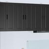 vidaXL Armoire de cuisine Noir 60 x 31 x 80 cm Bois d'ing&eacute;nierie