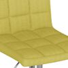 vidaXL Tabourets de bar lot de 2 vert tissu