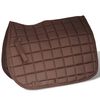 Set de selle &eacute;quitation 16" en cuir v&eacute;ritable 14 cm 5 en 1 brun