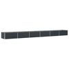 vidaXL Jardini&egrave;re Anthracite 600 x 80 x 45 cm Acier