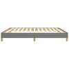 vidaXL Cadre de lit sans matelas gris fonc&eacute; 180x200 cm tissu