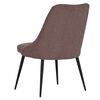 vidaXL Chaises &agrave; manger lot de 4 marron tissu