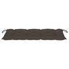 vidaXL Banc de jardin empilable et coussin 128,5cm Bois de teck massif