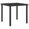vidaXL Ensemble de salle &agrave; manger pour jardin 3 pcs Noir