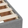 vidaXL Sommier &agrave; lattes de lit avec matelas Gris clair 120x200cm Tissu
