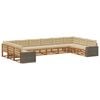 vidaXL Ensembles de canap&eacute;s 10 pc Bois d'Acacia Massif