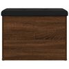 vidaXL Banc de rangement ch&ecirc;ne marron 62x42x45 cm bois d'ing&eacute;nierie