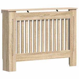 vidaXL Cache-radiateur 112x19x81,5 cm bois d'ing&eacute;nierie