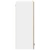 vidaXL Armoire suspendue avec stockage Ch&ecirc;ne Sonoma 60 x 31 x 80 cm