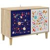 vidaXL Meuble TV MAINZ 69 x 33 x 50 cm Sonoma Bois d'ing&eacute;nierie
