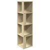 vidaXL Armoire d'angle Ch&ecirc;ne sonoma 33x33x132 cm Bois d&rsquo;ing&eacute;nierie