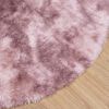 vidaXL Tapis Shaggy &agrave; poils longs NAVARRA rose poudr&eacute; 240x240 cm