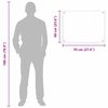 vidaXL Protection de cuisine 2 pcs Blanc 70 x 60 cm verre tremp&eacute;