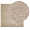 vidaXL Tapis HUARTE à poils courts doux et lavable sable 240x240 cm
