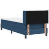 vidaXL Lit &agrave; ressorts avec matelas Bleu 200 x 80 cm Polyester