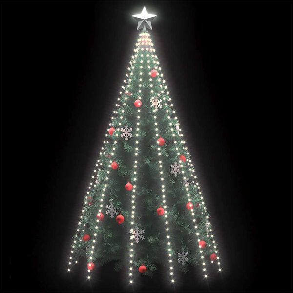 vidaXL Guirlande lumineuse avec 500 LED Blanc froid 500 cm Int/Ext