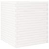 vidaXL Jardini&egrave;re blanc 60x60x68,5 cm bois de pin massif