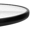 vidaXL Ensemble &agrave; manger de jardin 3 pcs Noir