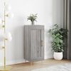 vidaXL Buffet Sonoma gris 34,5x34x90 cm Bois d'ing&eacute;nierie