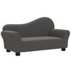 vidaXL Canap&eacute; pour enfants Gris clair Tissu