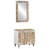 vidaXL Ensemble de meubles salle de bain 2 pcs bois de manguier massif