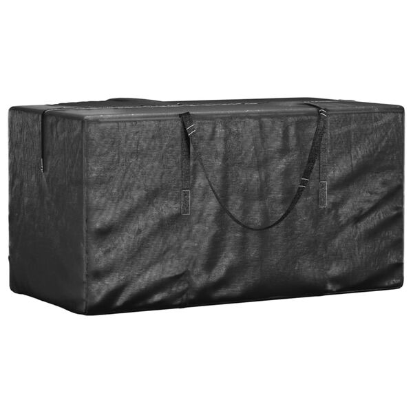 vidaXL Sacs de rangement pour sapin de No&euml;l 2 pcs noir poly&eacute;thyl&egrave;ne