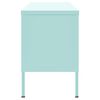 vidaXL Meuble TV Vert menthe 105x35x50 cm Acier