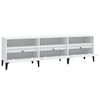 vidaXL Meuble TV blanc 150x30x44,5 cm bois d'ing&eacute;nierie
