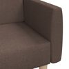 vidaXL Canap&eacute;-lit &agrave; 2 places taupe tissu