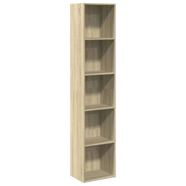 vidaXL Biblioth&egrave;que ch&ecirc;ne sonoma 40x30x189 cm bois d'ing&eacute;nierie