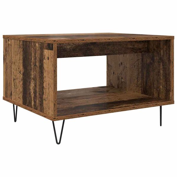 vidaXL Table basse Bois ancien 60 x 50 x 40 cm Bois d'ing&eacute;nierie