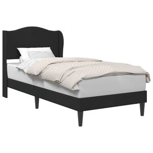 vidaXL Cadre de lit avec t&ecirc;te de lit Noir 80 x 200 cm Velours