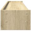 vidaXL Support de moniteur ch&ecirc;ne sonoma 100x24x16 cm bois d'ing&eacute;nierie