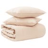 vidaXL Ensemble de Duvet 2 pc 155 x 220 cm Toutes saisons Beige