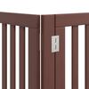 vidaXL Barri&egrave;re pour chien porte pliable 12 panneaux bois de peuplier