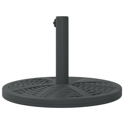 vidaXL Base de parasol pour mâts Ø38 / 48 mm 12 kg rond