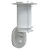 vidaXL Applique murale d'ext&eacute;rieur et capteur argent&eacute; acier inoxydable