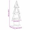 vidaXL Sapin de No&euml;l avec support Marron 149,5 cm Bois de teck solide