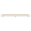 vidaXL Cadre de lit sans matelas blanc 90x200 cm bois de pin massif