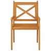 vidaXL Ensemble &agrave; manger de jardin 5 pcs Bois d'acacia solide