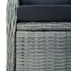 vidaXL Ensemble &agrave; manger d'ext&eacute;rieur et coussins 7 pcs r&eacute;sine tress&eacute;e