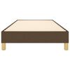 vidaXL Cadre de lit marron fonc&eacute; 100x200 cm tissu