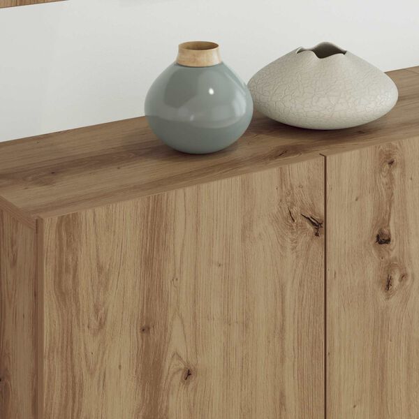 vidaXL Unit&eacute; murale de TV 5 pcs Ch&ecirc;ne artisanal Bois d'ing&eacute;nierie
