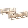 vidaXL Salon de jardin 7 pcs bois de pin massif