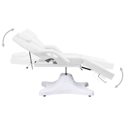vidaXL Table de massage Blanc 180x62x(86,5-118) cm