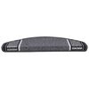 vidaXL Tapis d'escalier auto-adh&eacute;sifs 15 pcs Anthracite 65 x 21 x 4 cm