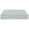 vidaXL &Eacute;tag&egrave;re murale flottante gris b&eacute;ton 23x23,5x3,8 cm MDF