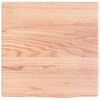 vidaXL &Eacute;tag&egrave;re murale marron clair 40x40x2 cm bois ch&ecirc;ne massif trait&eacute;