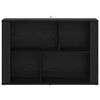 vidaXL Buffet Ch&ecirc;ne noir 80 x 30 x 53 cm Bois d'ing&eacute;nierie