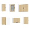 vidaXL Ensemble d'armoires de cuisine 11 pcs Porto bois d'ing&eacute;nierie